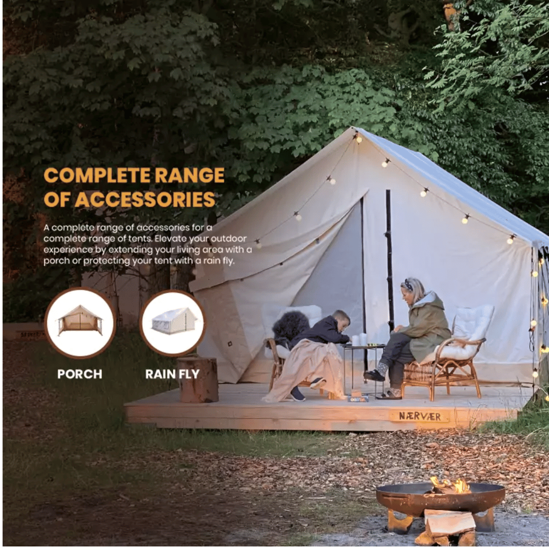 White Duck Alpha Wall Tent Accessories