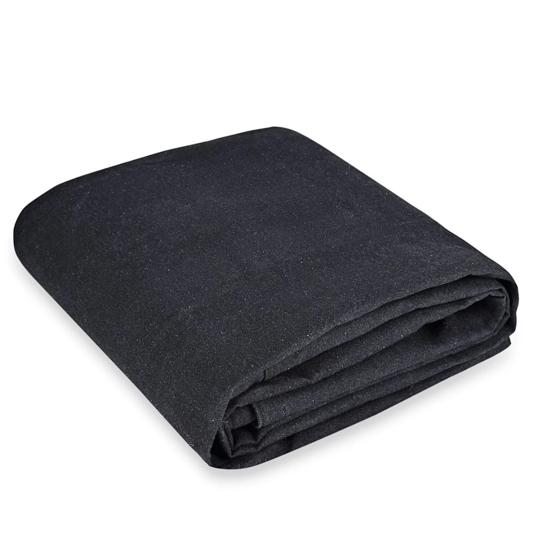 white duck canvas tarp 18 oz. 100% Cotton Canvas Tarp 6’ x 8’ / Black