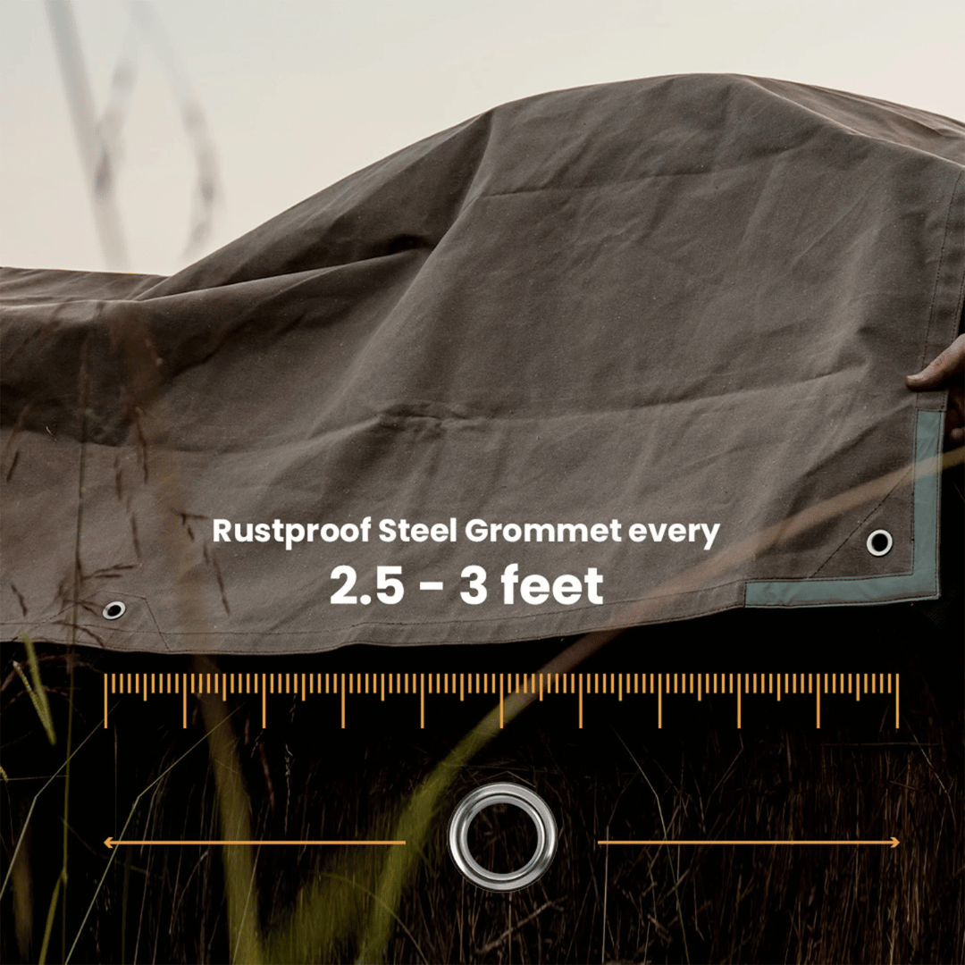 White Duck Cotton Canvas Tarp Built for any weather