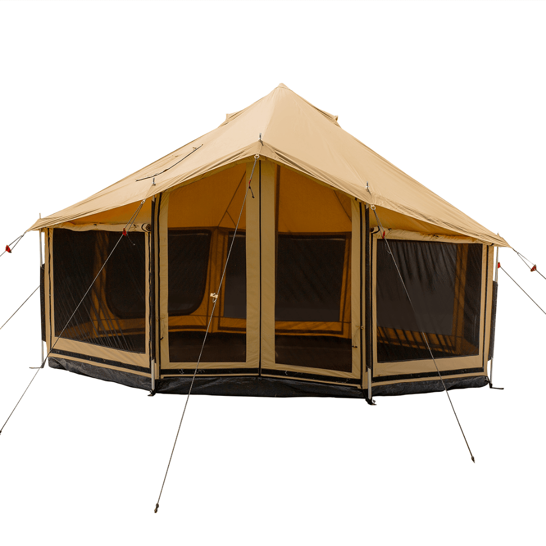 aretus eagle tent White Duck Outdoors 14' Altimus Bell Tent Water Repellent