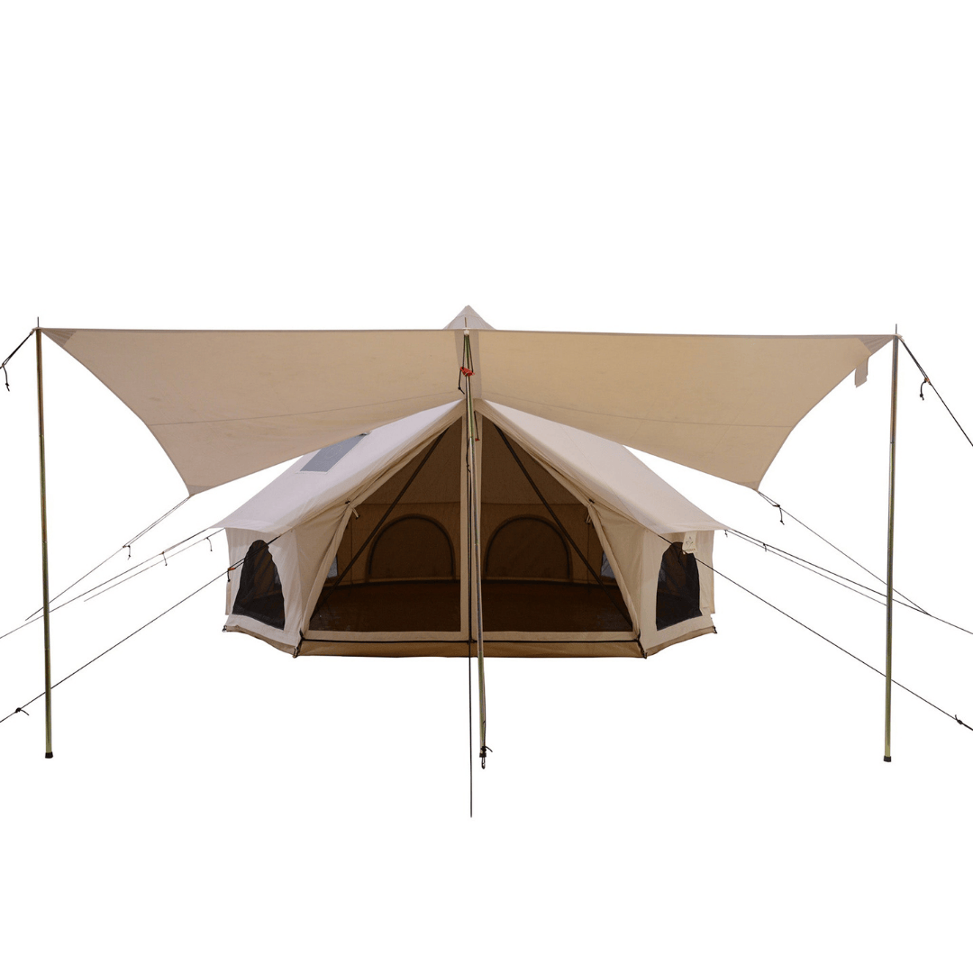 White Duck Outdoors Avalon Bell Tent Awning Style 1