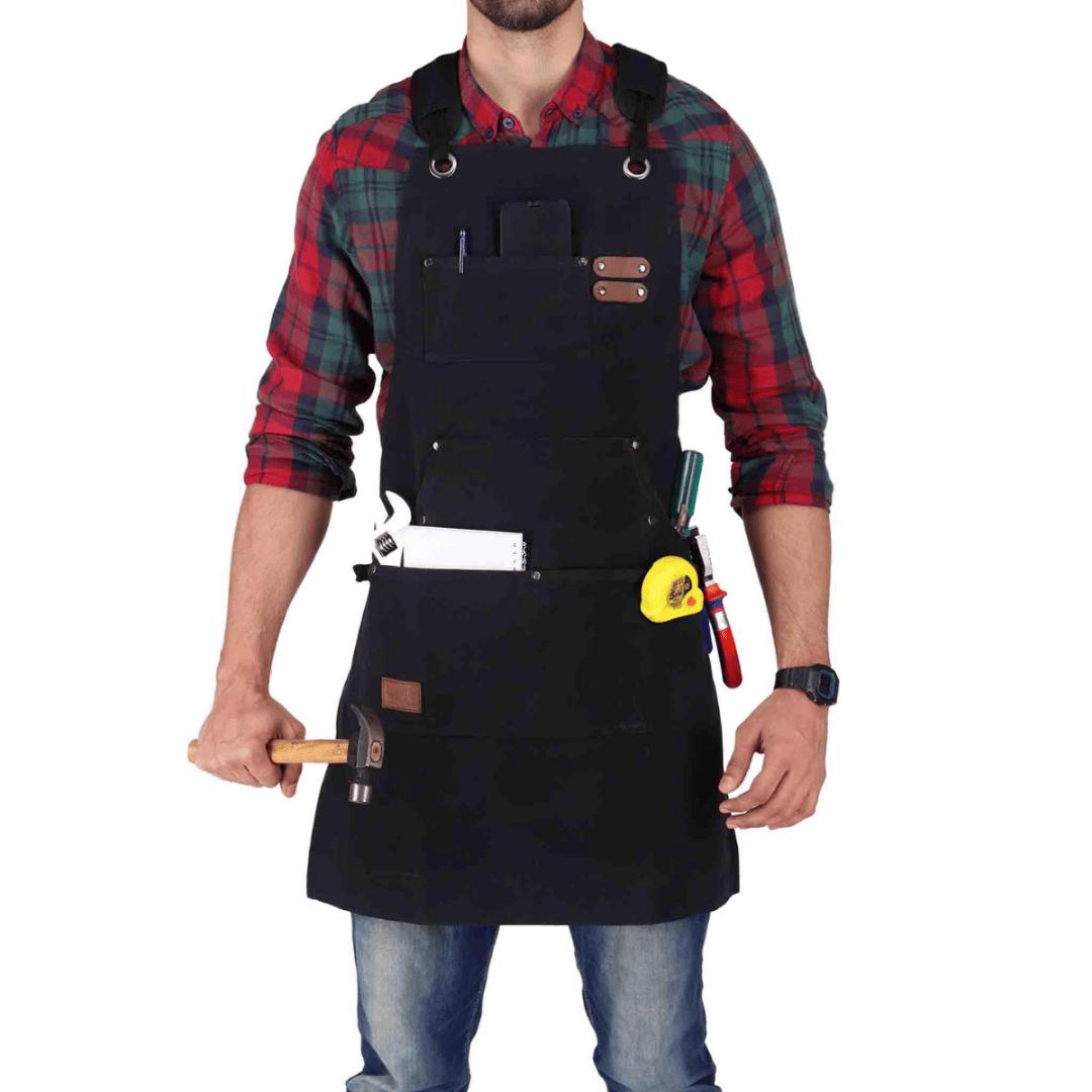 White Duck Outdoors Black Work Apron