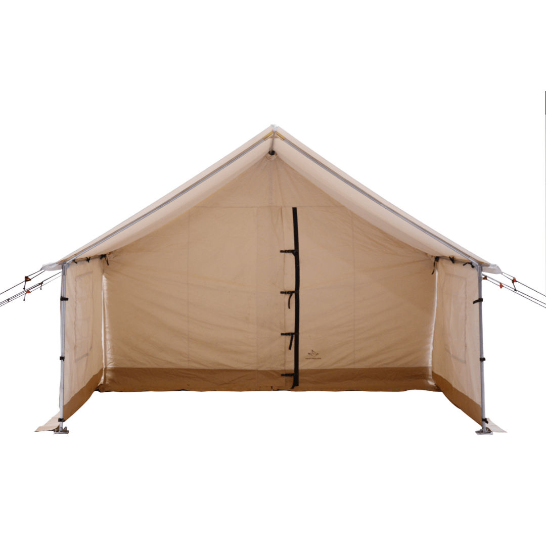 White Duck Outdoors Canvas Porch for Alpha Wall Tent Front Image
