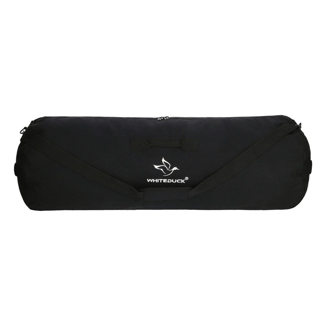 White Duck Outdoors Hoplite Canvas Duffel Bag black
