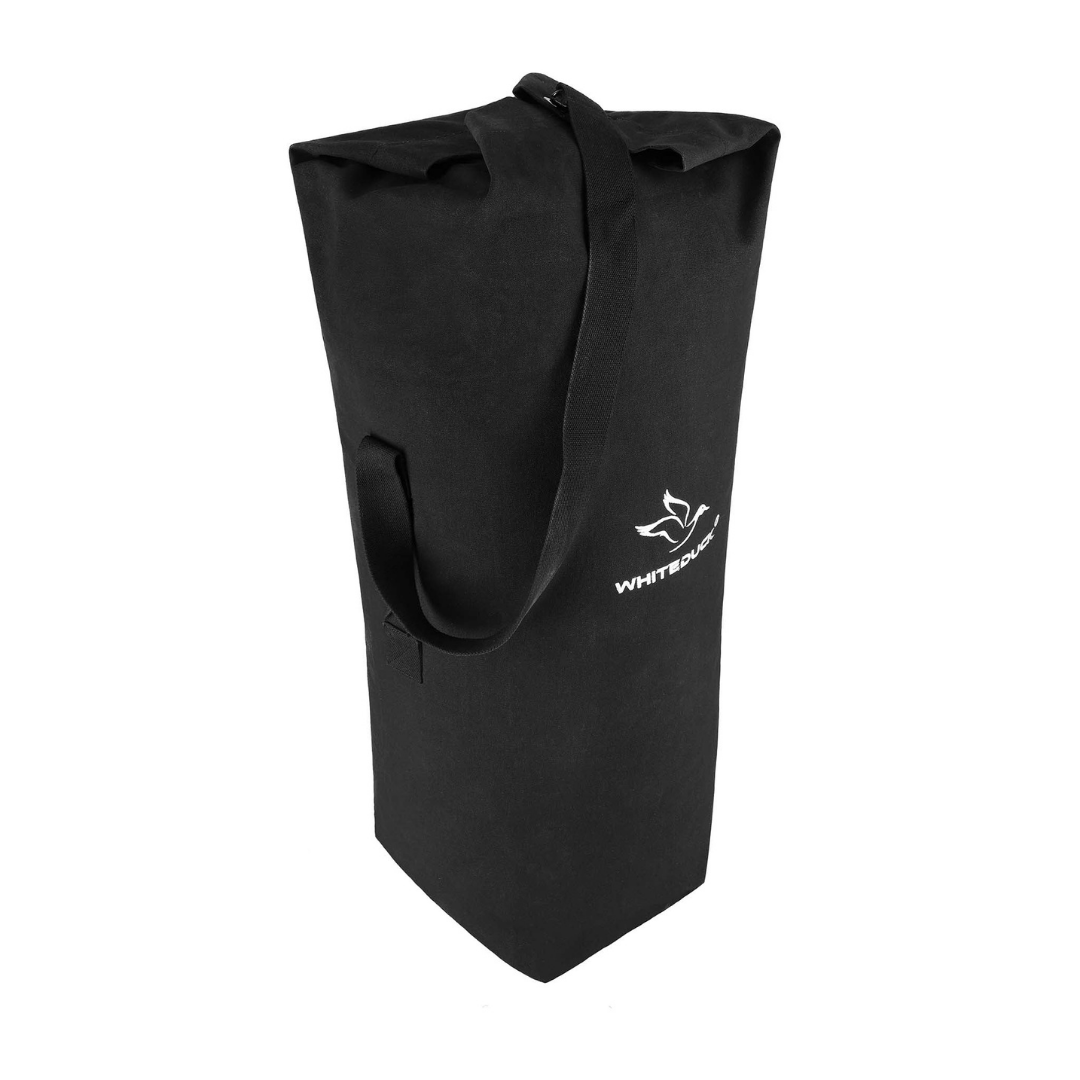White Duck Outdoors Hoplite Canvas Top Load Bag black