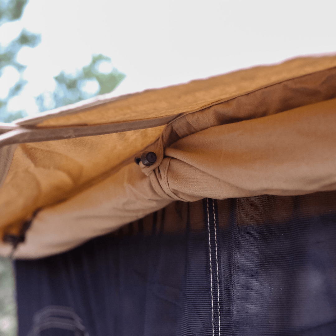 White Duck Outdoors Regatta Double Wall Bell Tent folded outer flap