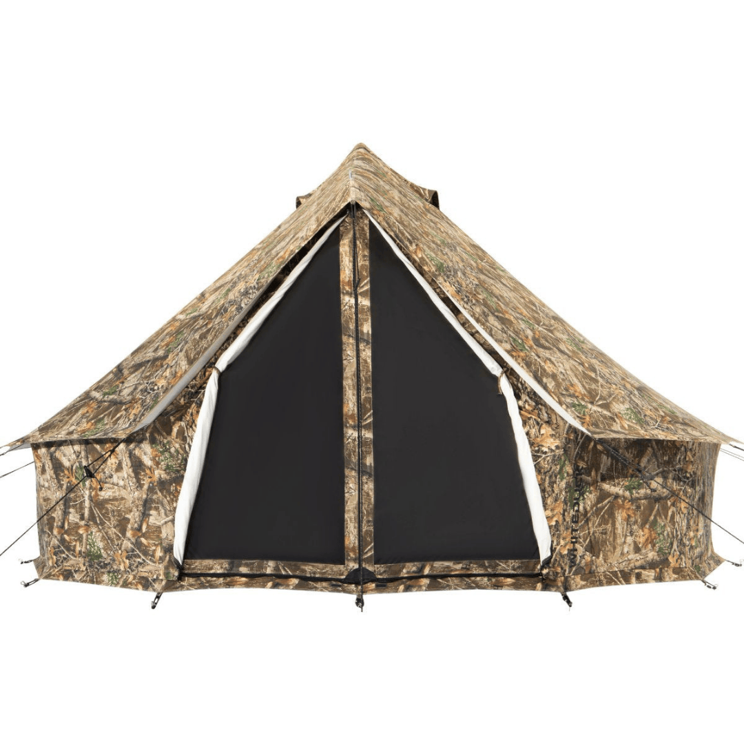 White Duck Outdoors Regatta Single Wall Bell Tent 10&#39; 13&#39; 16&#39; 20&#39; realtree edge