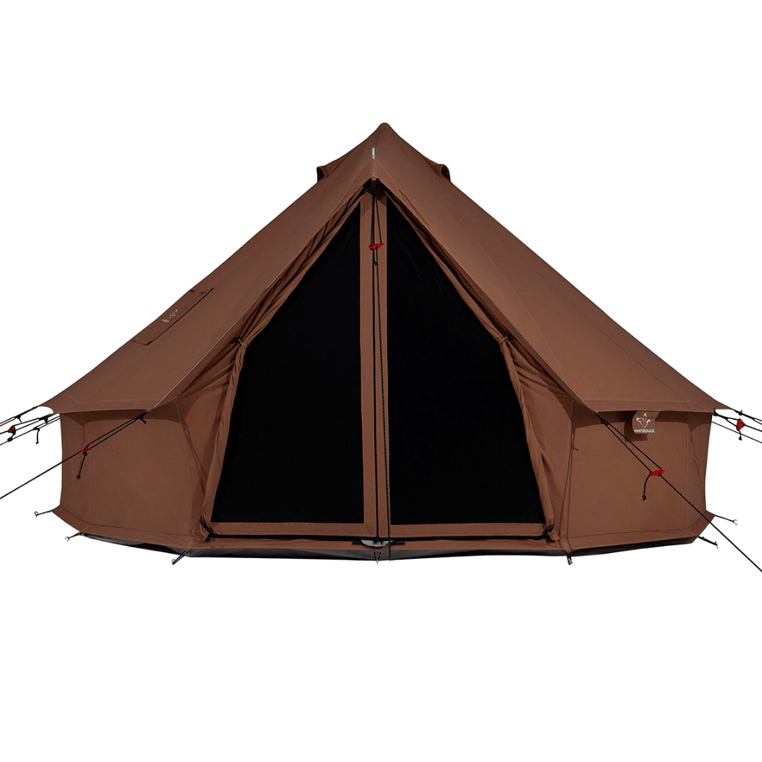 White Duck Outdoors Regatta Single Wall Bell Tent 13&#39; 16&#39; red brown