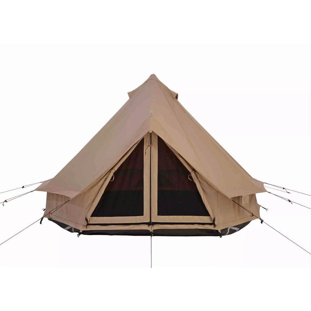 White Duck Outdoors Regatta Single Wall Bell Tent 8&#39; mini beige
