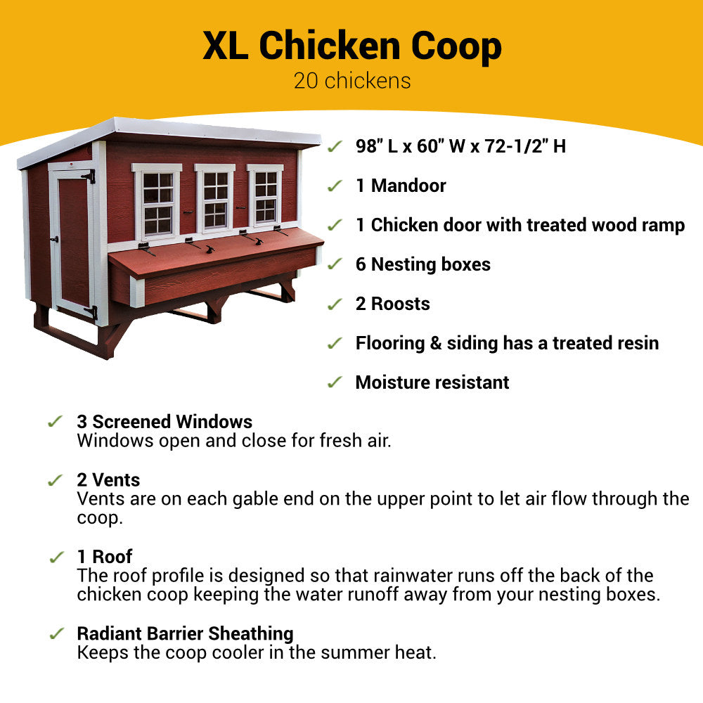 OverEZ XL Chicken Coop