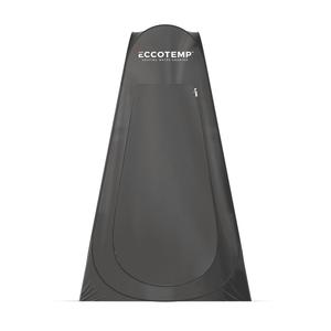 Zipped-up front view of Ecco Tent