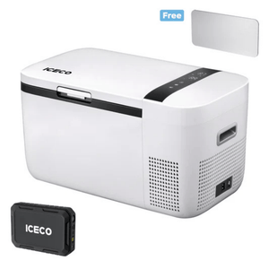 picture of ICECO GO20 white with pb250 and magnetic panel