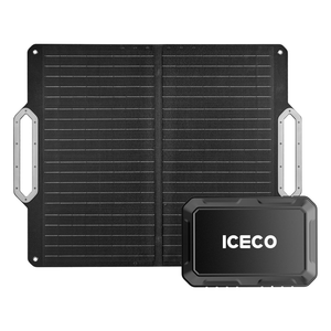 picture of ICECO 80W Foldable Solar Panel with magnetic power bank