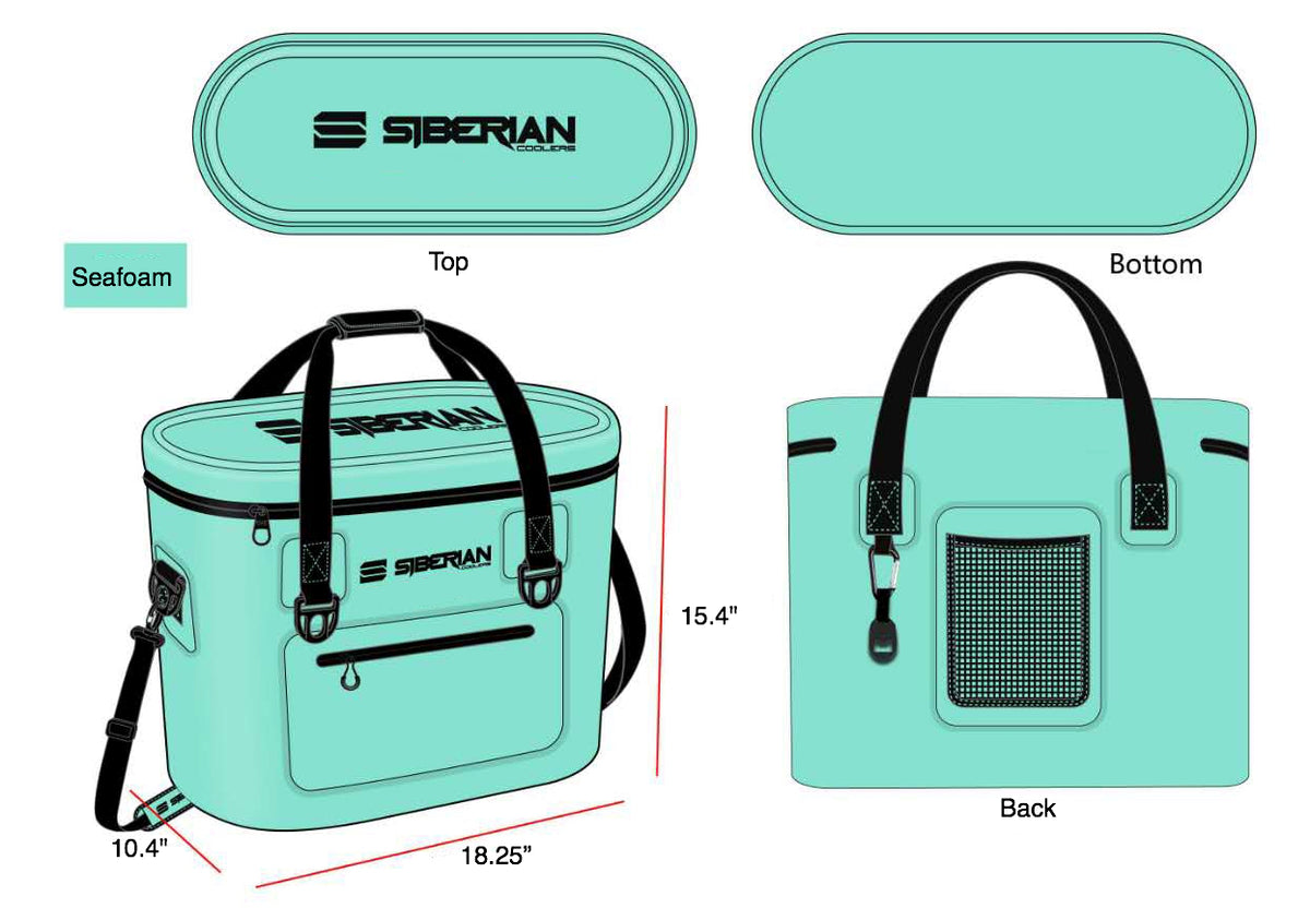 Siberian Coolers - New Side Kick Soft 32 Seafoam