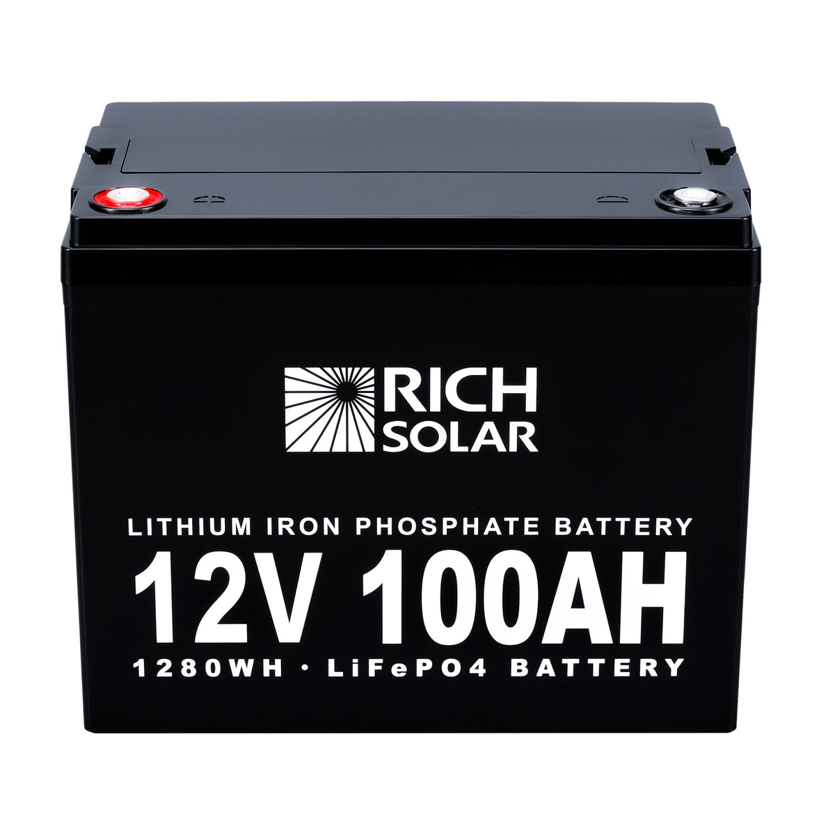 Rich Solar-12V 100Ah LiFePO4 Lithium Iron Phosphate Battery