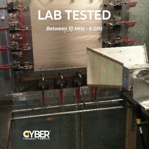 Picture of CYBER Diamond DX Faraday Fabric EMI Copper Nickel Ripstop Fabric Lab Tested between 10 Mhz - 6 Ghz.