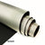 Picture of  CYBER Faraday Fabric EMF RF Shielding Black Fabric Roll 50″ x 1′ with NC4-black on the lower left.
