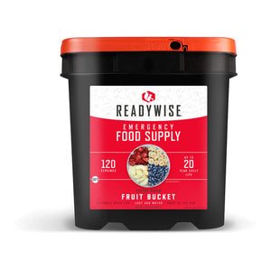 ReadyWise Emergency Food Supply - 120 Serving Freeze Dried Fruit Bucket