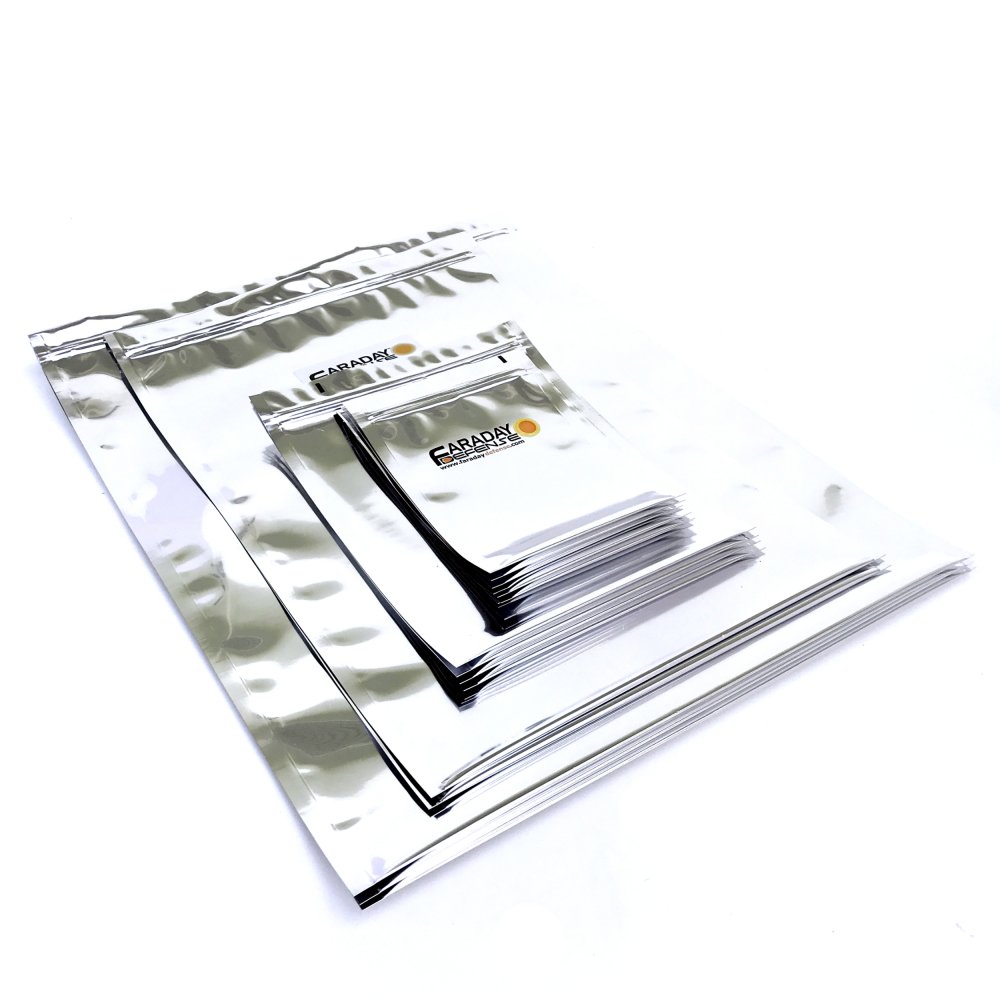 Large Faraday Bags ESD/EMP 7.0mil (15pc Kit) - Faraday Defense