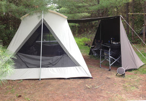 Kodiak Canvas - Wing Vestibule Accessory for 10x14 Flex-Bow Canvas Tent