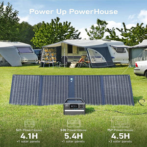 PowerHouse 757 - 1229Wh with 2 x 100W Solar Panels by Anker