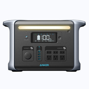 PowerHouse 757 - 1229Wh with 2 x 100W Solar Panels by Anker