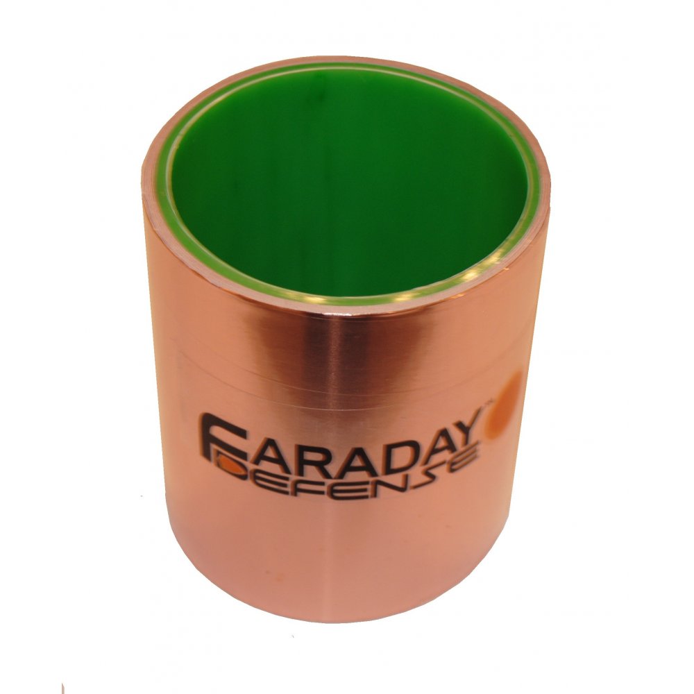EMI Copper Foil Wrap Tape 4″ x 10ft – Shielding Conductive Adhesive (Set of Two) - Faraday Defense