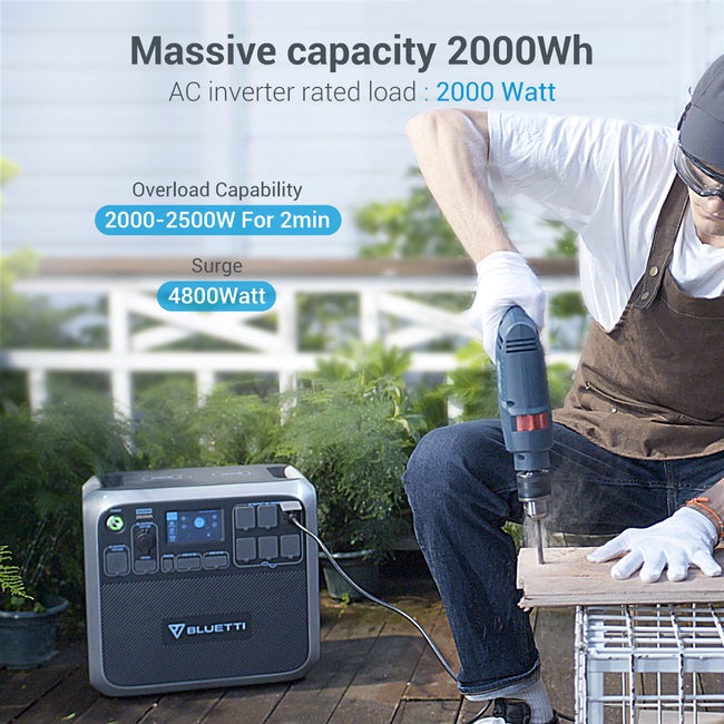 Bluetti - AC200P 2000Wh/2000W Portable Power Station