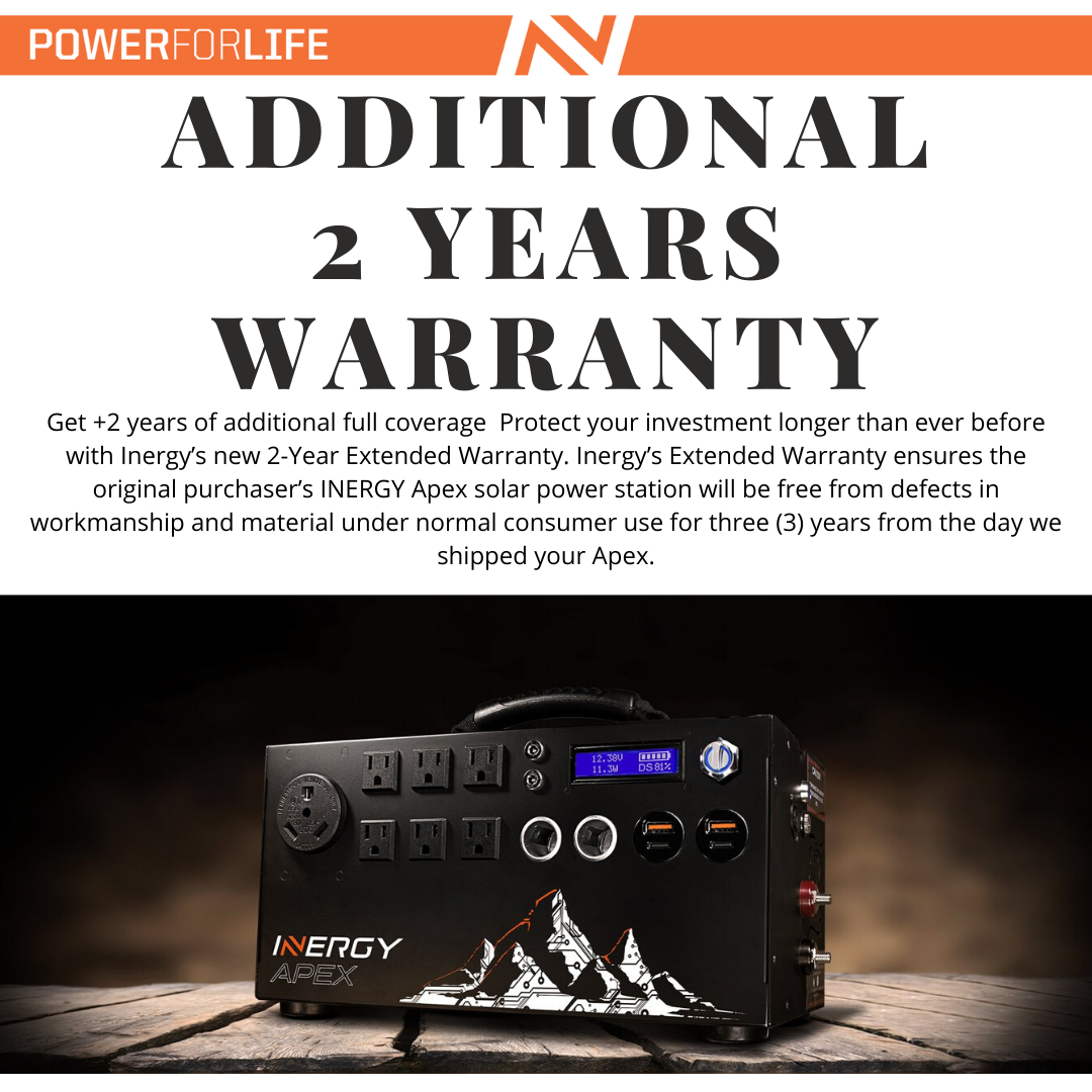 &#39;+2 Years Extended Warranty by Inergy