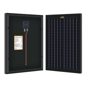 Rich Solar - 20 Watt 12V Mono Solar Panel Black