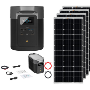 EcoFlow DELTA Max with 400w 12v Solar Panel Bundle