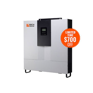 Rich Solar - 6000 Watt Off-grid Hybrid Split Phase Solar Inverter