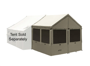 Kodiak Canvas - Enclosed Awning Accessory for Cabin Lodge