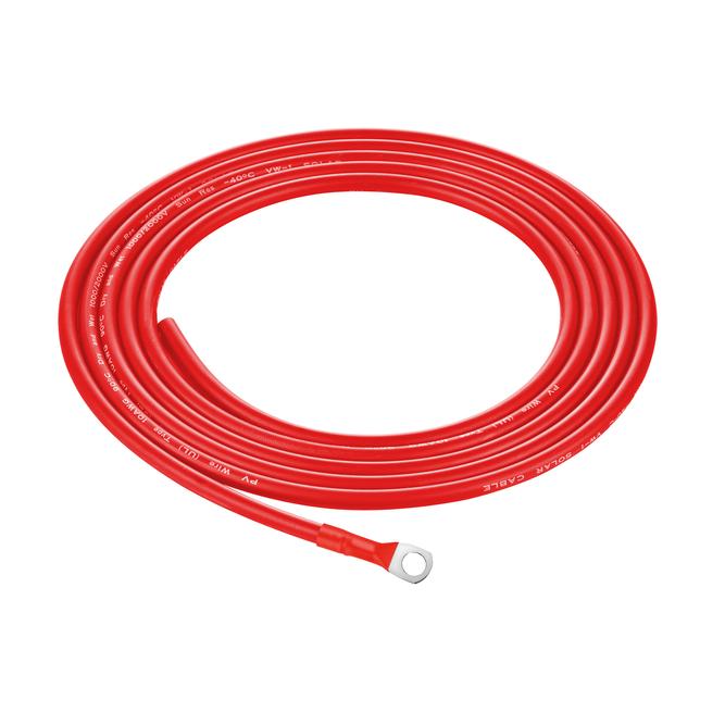 Photo of Rich Solar - 10 Gauge 10 Feet Cable Connector 1 piece red.