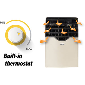 Picture of Martin - Propane Direct Vent Thermostatic Heater 8,000 Btu MDV8P Built-in thermostat minimum and maximum control