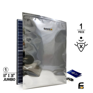 Picture of a 1 piece Faraday Bag 18x28 XX-Large Multi-Use ESD/EMP 7.0mil.