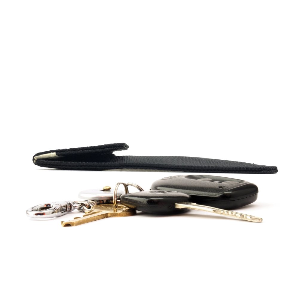Key FOB black canvas protection bag (Set of Two) - Faraday