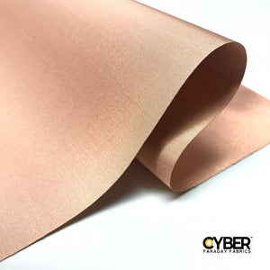 Picture of a CX CYBER Faraday Fabric EMF RF Shielding Copper Fabric Roll 44″ x 1′.