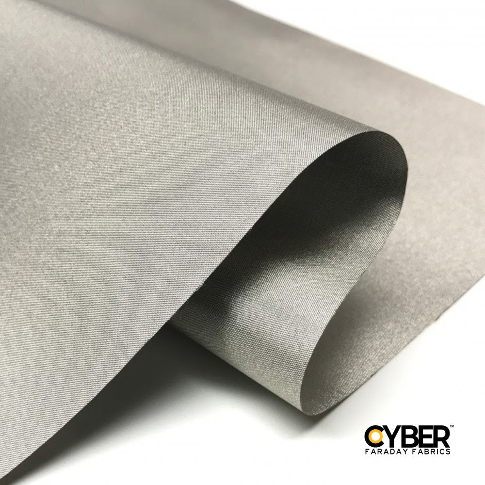 CYBER Faraday Fabric EMF RF Shielding Nickel Copper Fabric Roll 50″ x 1′ (Set of Two) - Faraday Defense