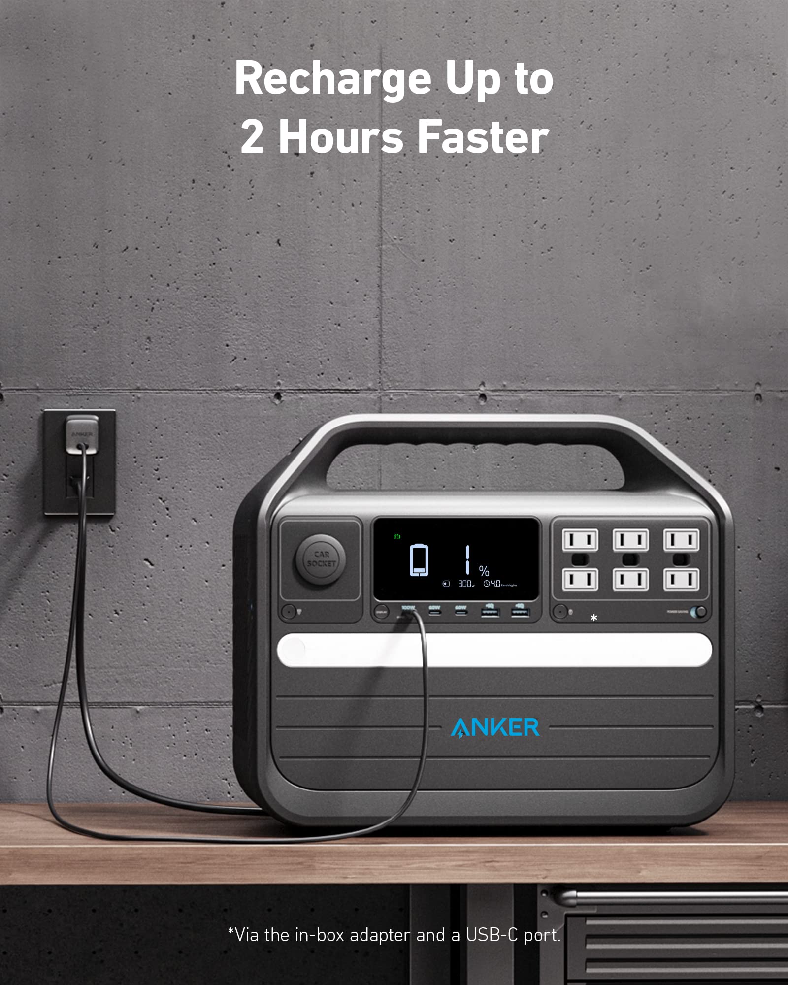 Anker 555 Powerhouse 1024Wh | 1000W Portable Power Station