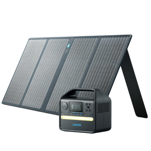 PowerHouse 521 Solar Generator - 256Wh with 100W Solar Panel by Anker