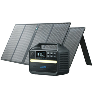 PowerHouse 555 Solar Generator - 1024Wh with 2 x 100W Solar Panels by Anker
