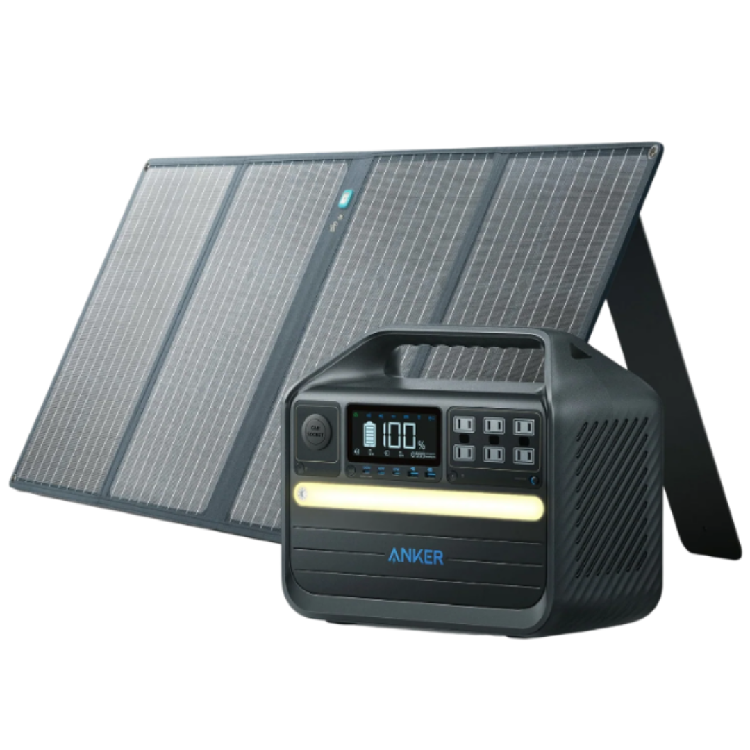 Anker PowerHouse 555 Solar Generator - 1024Wh with 100W Solar 