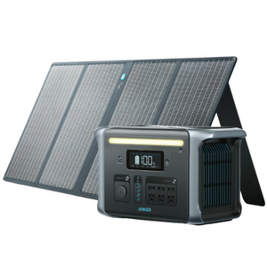 PowerHouse 757 Solar Generator - 1229Wh with 100W Solar Panel by Anker