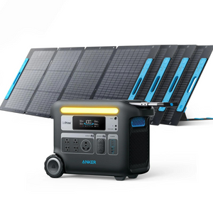 Powerhouse 767 - 2048Wh with 4 x 200W Solar Panels by Anker