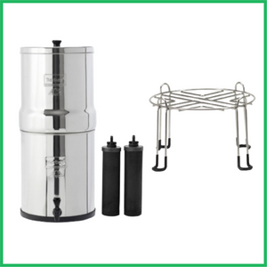 BIG BERKEY® 2.25 GAL With 2 or 4 Black Elements With Stainless Steel Base