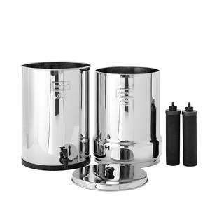Picture of the lower and upper chamber of the ROYAL BERKEY® Water Filter 2.25 GAL WITH 2 BLACK ELEMENTS - Water Filtration