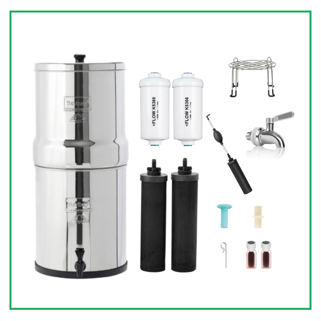 Travel Berkey® System (1.5 gals) With 2 Black Elements