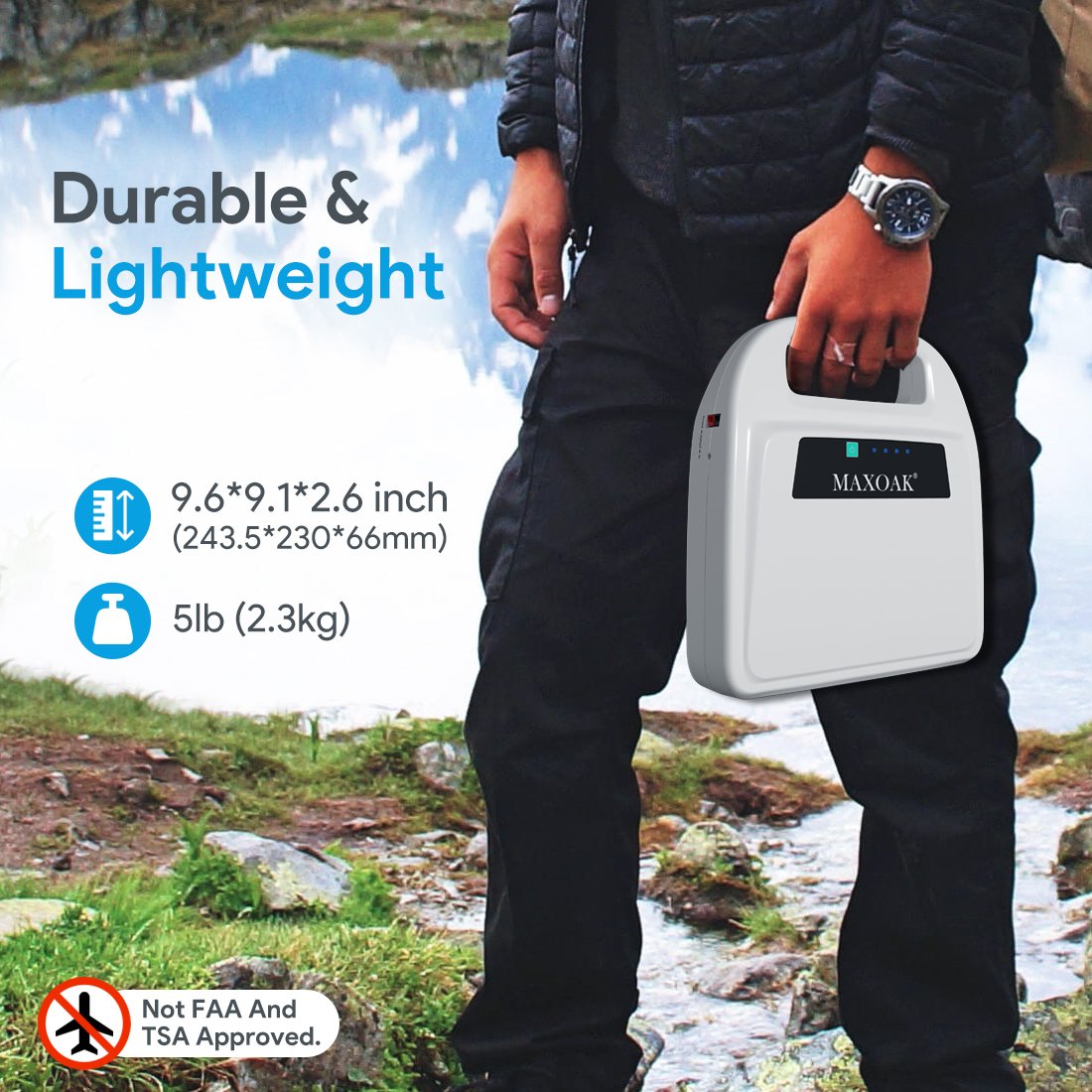 Bluetti - Poweroak K6 CPAP Battery Backup