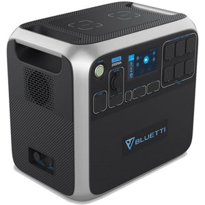 Photo of Bluetti - AC200 1700Wh/2000W Portable Power Station in a white background.
